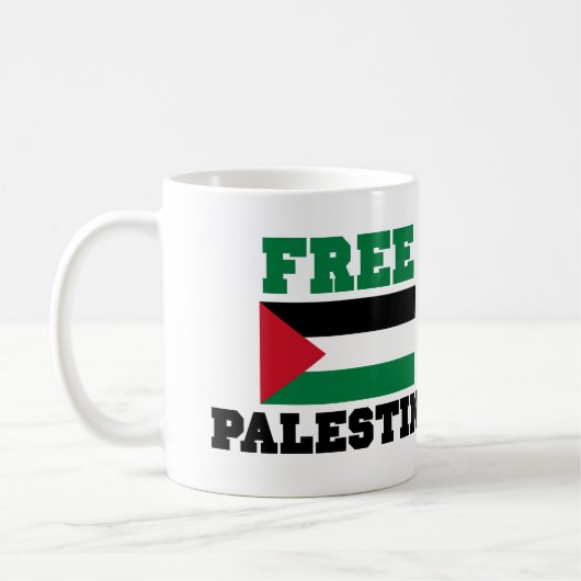 Freie Palästina Kaffeetasse (Links)