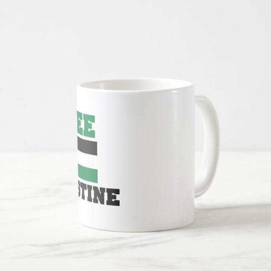 Freie Palästina Kaffeetasse (VorderseiteRechts)
