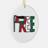 Freie Palästina Keramik Ornament (Rechts)