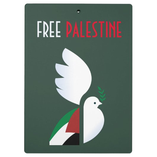 Freie Palästina Klemmbrett (Rückseite)