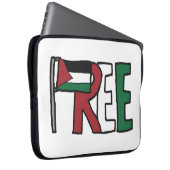 Freie Palästina Laptopschutzhülle (Vorne Rechts)