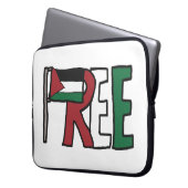 Freie Palästina Laptopschutzhülle (Vorderseite Links)