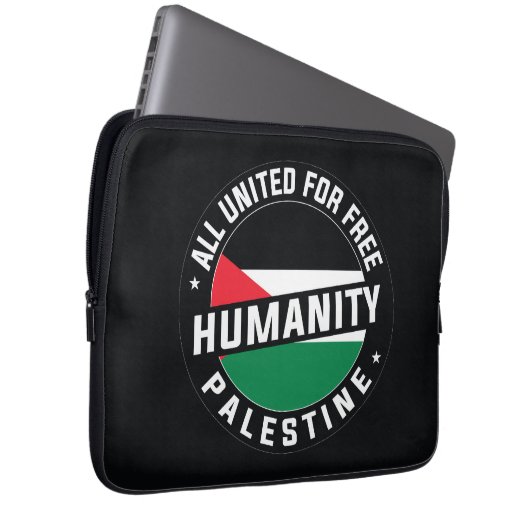 Freie Palästina Laptopschutzhülle (Vorne Rechts)