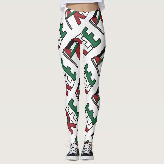 Freie Palästina Leggings (Vorderseite)