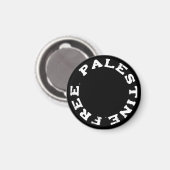Freie Palästina Magnet (Vorderseite/Rückseite)