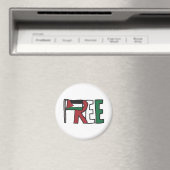 Freie Palästina Magnet (In Situ (Geschirrspüler))