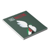 Freie Palästina Notizblock (angewinkelt)