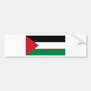 Freie Palästina - Palästinensische Flagge (ع ل م ف Autoaufkleber