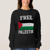 Freie Palästina | Palästinensische Flagge Sweatshirt (Vorderseite)
