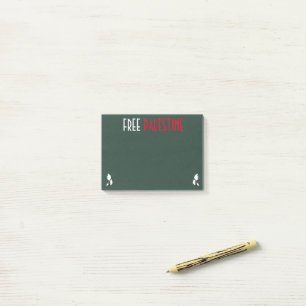 Freie Palästina Post-it Klebezettel