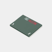 Freie Palästina Post-it Klebezettel (angewinkelt)