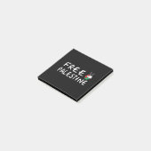 Freie Palästina Post-it Klebezettel (angewinkelt)