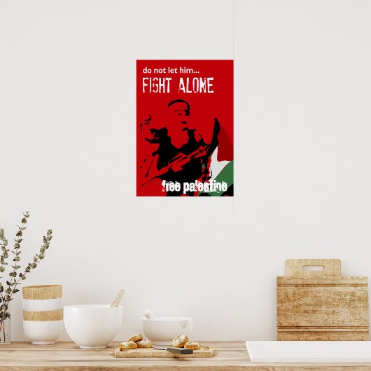 Freie Palästina Poster (Küche)