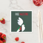 Freie Palästina Serviette (Beispiel)