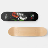 Freie Palästina Skateboard (Horizontal)