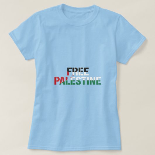 Freie Palästina T-Shirt (Design vorne)
