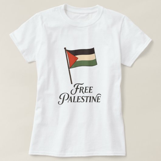Freie Palästina T-Shirt (Design vorne)