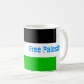 Freie Palästina-Tasse Kaffeetasse (VorderseiteRechts)