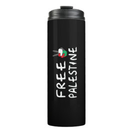 Freie Palästina Thermosbecher