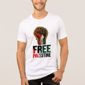 Freie Palästina Tri-Blend Shirt (Vorderseite)