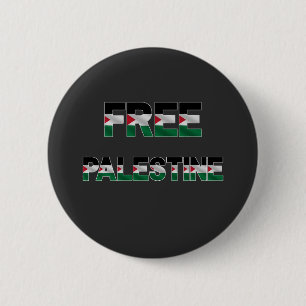 Freie Palästinafahnen Buchstaben Unity Pride Freih Button