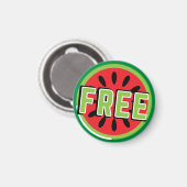 Freie palästinensische Wassermelone - Freiheit für Magnet (Vorderseite/Rückseite)