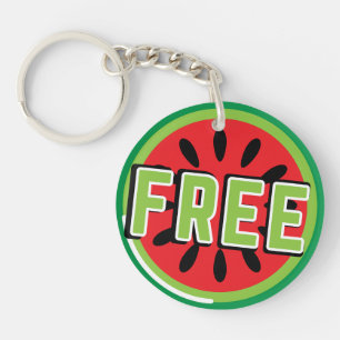 Freie palästinensische Wassermelone - Freiheit für Schlüsselanhänger