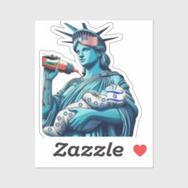 Freie palestine Freiheit für das Genozid von usa Aufkleber