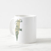 freie palestine Freiheit Kaffeetasse (Vorderseite Links)
