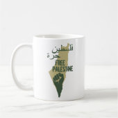 freie palestine Freiheit Kaffeetasse (Links)
