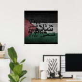 freie palestine Freiheit Poster (Heimbüro)