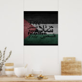 freie palestine Freiheit Poster (Küche)