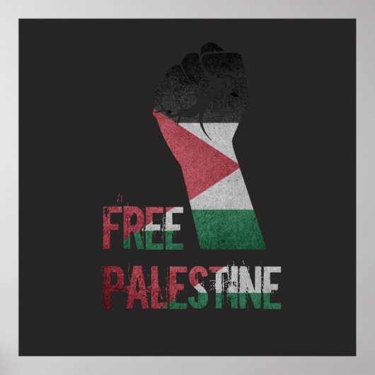 freie palestine Freiheit Poster (Vorne)