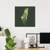 freie palestine Freiheit Poster (Heimbüro)