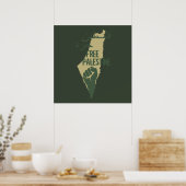freie palestine Freiheit Poster (Küche)