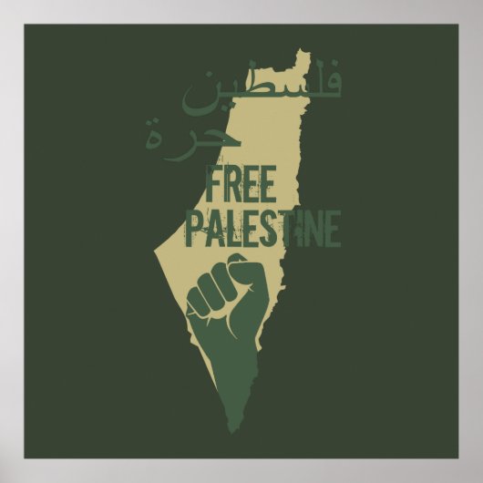 freie palestine Freiheit Poster (Vorne)