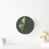 freie palestine Freiheit Runde Wanduhr (Zuhause)