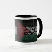 freie palestine Freiheit Tasse (VorderseiteRechts)