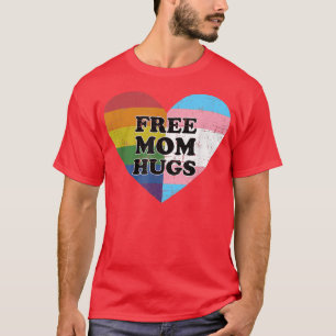 Freie Papa-Schläger mit Regenbogen und Transgender T-Shirt