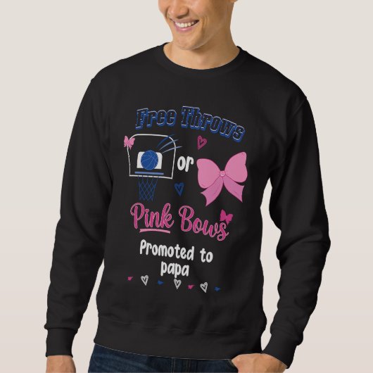 Freie Pfeile oder rosafarbene Bogen für das Papa-G Sweatshirt (Vorderseite)