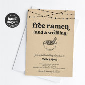 Freie Ramen Funny Wedding Einladung