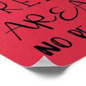 Freie Red Peanut Bereich benutzerdefinierte Farbe Poster (Ecke)