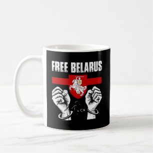 Freie Republik Belarus Pogonya - Weißrussland Fahn Kaffeetasse