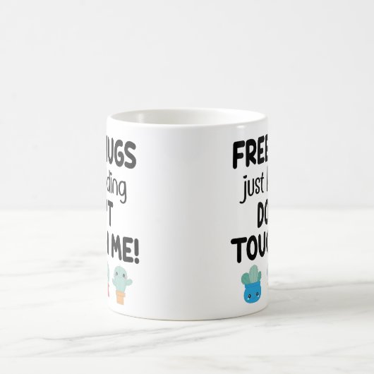 Freie Schläger, ein schönes Kakteen, Touch mich ni Kaffeetasse (Mittel)