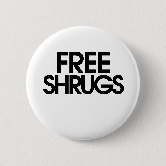 Freie Schrecken Button (Vorderseite)