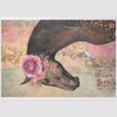 Freie Spirituosen, Whimsikpferde und Vintage Patch Seidenpapier (Vorderseite)