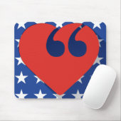 Freie Sprache USA-Liebe-Mausunterlage Mousepad (Mit Mouse)