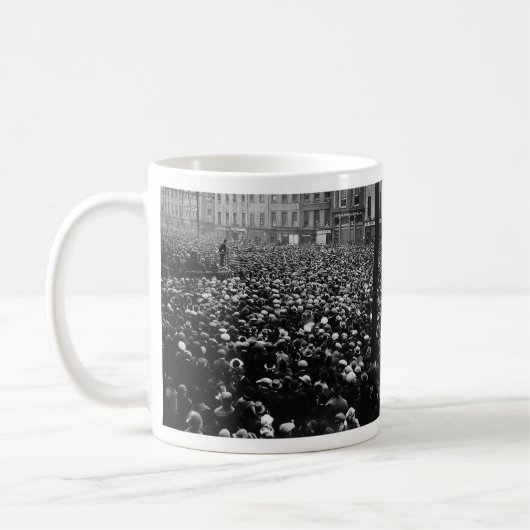 Freie Staats-Demonstration 1922 Michaels Collins Kaffeetasse (Links)