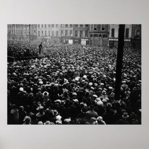 Freie Staats-Demonstration 1922 Michaels Collins Poster