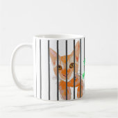 Freie Sweetie-Gefängnis-Kätzchen-Katzen-Tasse Kaffeetasse (Links)